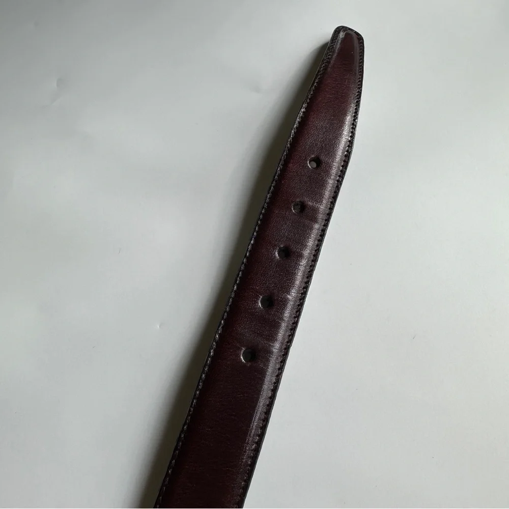 Harold’s Men’s Vintage Rich Brown Genuine Leather Belt 38”